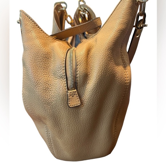 Vintage Michael Kors Fulton Large Brown Leather Shoulder Bag - Picture 3 of 15